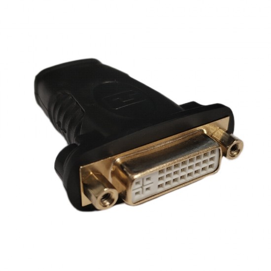 DVI-D FEMALE TO HDMI A MALE ADAPTER CONVERTER Gold Plated 24+1 Pin PC to Monitor from Satcity.ie Ireland Limerick DVI-I FEMALE TO HDMI A FEMALE ADAPTER CONVERTER Gold Plated 24+1 Pin PC to Monitor
