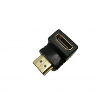 HDMI FEMALE TO HDMI MALE 4K RIGHT ANGLES ADAPTER 90 DEGREE CONNECTOR 2x270 CABLE