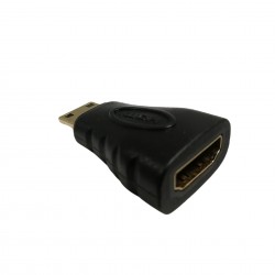 HDMI FEMALE TO MINI HDMI TYPE D MALE ADAPTER CONVERTOR IN GOLD PLATED PC TV HDMI FEMALE TO MINI HDMI TYPE D MALE ADAPTER CONVERTOR IN GOLD PLATED PC TV