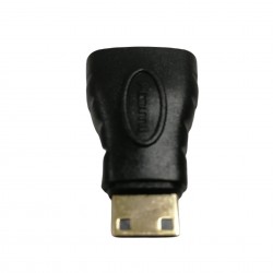 HDMI FEMALE TO MINI HDMI TYPE D MALE ADAPTER CONVERTOR IN GOLD PLATED PC TV HDMI FEMALE TO MINI HDMI TYPE D MALE ADAPTER CONVERTOR IN GOLD PLATED PC TV