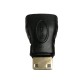 HDMI FEMALE TO MINI HDMI TYPE D MALE ADAPTER CONVERTOR IN GOLD PLATED PC TV