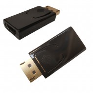 HDMI TO DISPLAYPORT ADAPTER DP MALE TO HDMI FEMALE CONVERTER VIDEO AUDIO 4K HDTV