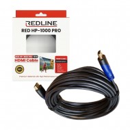 10m LEAD PRO HDMI TO HDM CABLE RED HP-1000 PRO REDLINE HIGH SPEED