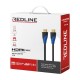 25m Lead Pro HDMI to HDMI Cable – Red HP-2500 PRO (Redline Series)