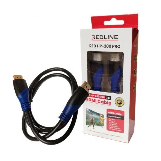 2m Lead Pro HDMI to HDMI Cable – Red HP-200 PRO