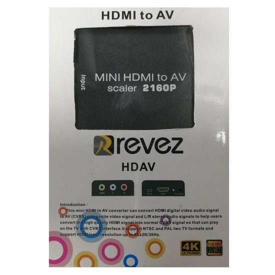 HDMI TO AV CONVERTER 4K ADAPTER FULL HD 2160P 4K VIDEO AUDIO TV TO HDMI MINI from Satcity.ie Ireland Limerick HDMI TO AV CONVERTER 4K ADAPTER FULL HD 2160P 4K VIDEO AUDIO TV TO HDMI MINI