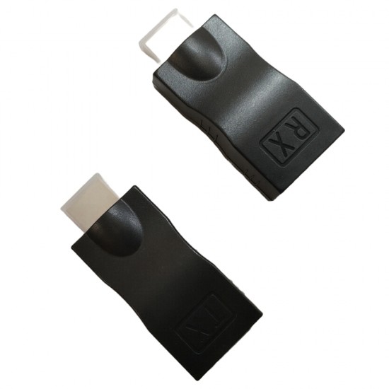 HDMI to RJ45 Converter, 30M Lossless Single Cable Extender, 4k ,2k HDMI to RJ45 Conversion Adapter