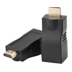 HDMI to RJ45 Converter, 30M Lossless Single Cable Extender, 4k ,2k HDMI to RJ45 Conversion Adapter HDMI to RJ45 Converter, 30M Lossless Single Cable Extender, 4k ,2k HDMI to RJ45 Conversion Adapter