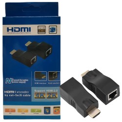 HDMI to RJ45 Converter, 30M Lossless Single Cable Extender, 4k ,2k HDMI to RJ45 Conversion Adapter HDMI to RJ45 Converter, 30M Lossless Single Cable Extender, 4k ,2k HDMI to RJ45 Conversion Adapter