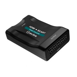 HDMI to Scart Converter Composite Audio Video Scaler With HDMI Cable AV Adapter HDMI to Scart Converter Composite Audio Video Scaler With HDMI Cable AV Adapter