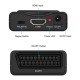 HDMI  to Scart Converter Composite Audio Video Scaler With HDMI Cable AV Adapter