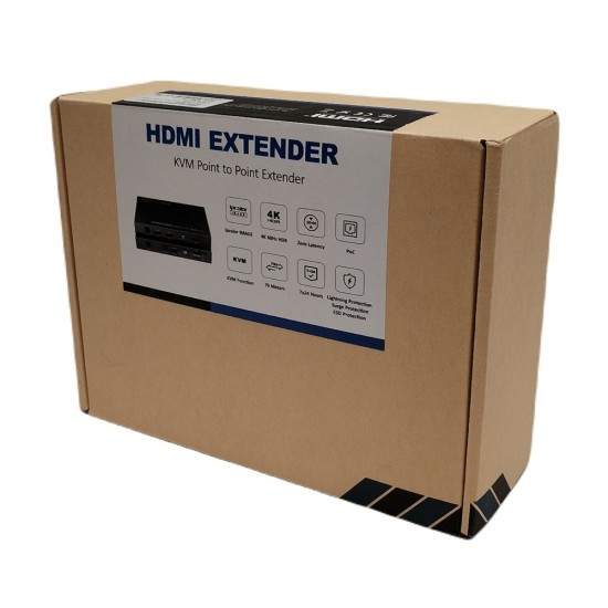 70m 4K HDMI / KVM Extender over CAT5/6
