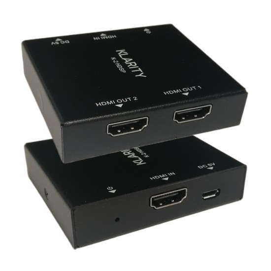 Klarity K-2 HDSP 2-Way 4K HDMI Splitter