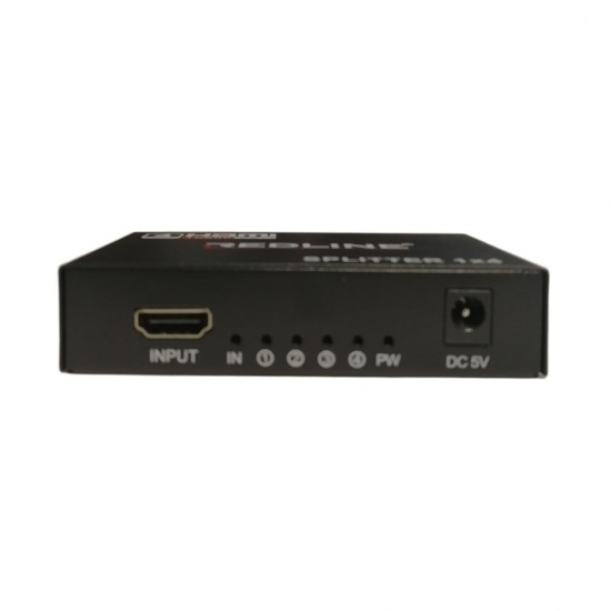 4 WAY HDMI SPLITTER REDLINE