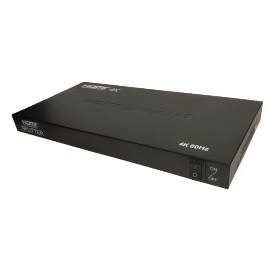 HDMI SPLITTER 8 PORT 1 INPUT 8 OUTPUT 1080P AMPLIFIER HUB HD TV PS3 REDLINE