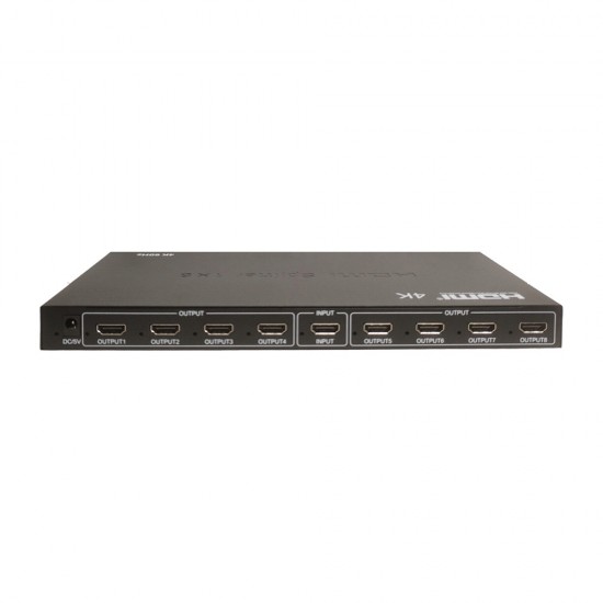 HDMI SPLITTER 8 PORT 1 INPUT 8 OUTPUT 1080P AMPLIFIER HUB HD TV PS3 REDLINE