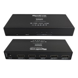 WyreStorm Essentials 4K60 4 way HDMI Splitter EXP-SP-0104-H2