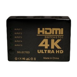 HDMI SWITCH SWITCHER 5 PORT SPLITTER HUB IR REMOTE FOR HDTV PS3 5 IN 1 OUT HDMI SWITCH SWITCHER 5 PORT SPLITTER HUB IR REMOTE FOR HDTV PS3 5 IN 1 OUT