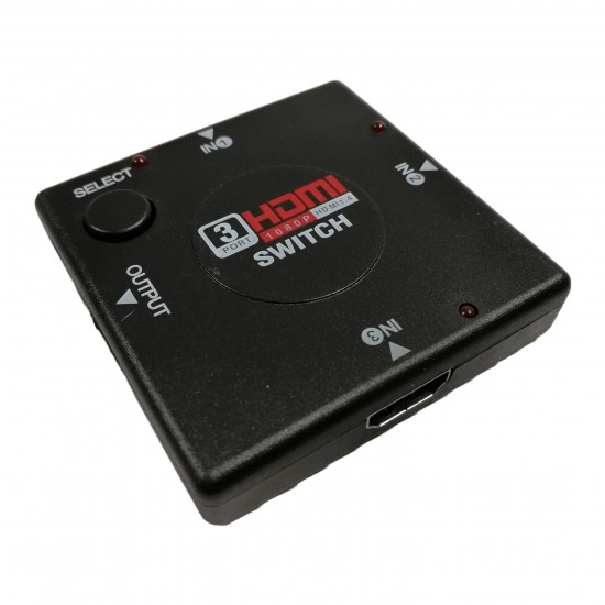 3 WAY HDMI SWITCH BOX SPLITTER AUTOMATIC MANUAL V1.4 FOR 1080P HD TV XBOX LAPTOP from Satcity.ie Ireland Limerick 3 WAY HDMI SWITCH BOX SPLITTER AUTOMATIC MANUAL V1.4 FOR 1080P HD TV XBOX LAPTOP