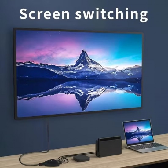 3 Way HDMI Switch Box – 3 Port HDMI Switcher Automatic & Manual Selection 3 Way HDMI Switch Box – 3 Port HDMI Switcher Automatic & Manual Selection