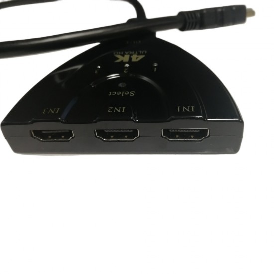 3 Way HDMI Switch Box – 3 Port HDMI Switcher Automatic & Manual Selection 3 Way HDMI Switch Box – 3 Port HDMI Switcher Automatic & Manual Selection