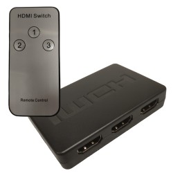 MINI HDMI SWITCH 3X1 WITH IR REMOTE CONTROL NO POWER NEEDED 4K FULL HD 1080 3D MINI HDMI SWITCH 3X1 WITH IR REMOTE CONTROL NO POWER NEEDED 4K FULL HD 1080 3D