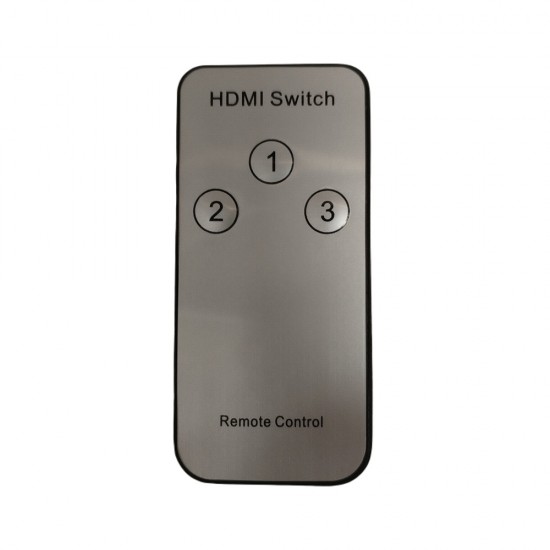 MINI HDMI SWITCH 3X1 WITH IR REMOTE CONTROL NO POWER NEEDED 4K FULL HD 1080 3D