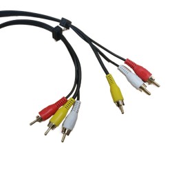 3M RCA PHONO TO PHONO CABLE MALE TO MALE AUDIO VIDEO COMPOSITE LIED TV DVD 3M RCA PHONO TO PHONO CABLE MALE TO MALE AUDIO VIDEO COMPOSITE LIED TV DVD