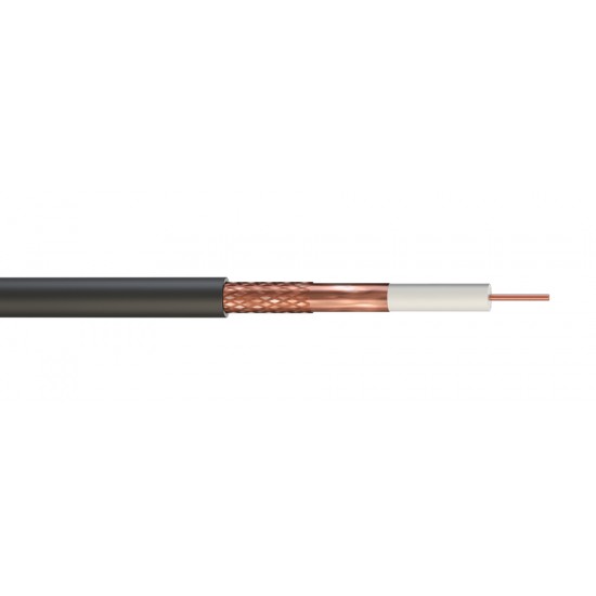 50M CT100 SATELLITE AERIAL COAX SINGLE CABLE COPPER BRAID HIGH QUALITI BLACK from Satcity.ie Ireland Limerick 50M CT100 SATELLITE AERIAL COAX SINGLE CABLE COPPER BRAID HIGH QUALITI BLACK