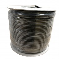 100m Sky Cable CT63 For Sky Q Sky+hd Twin Satellite Lead Micro Shotgun Black