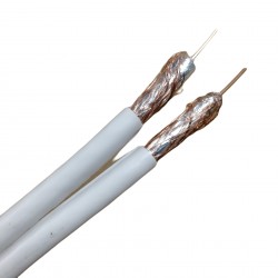 20m Sky Cable Extension For Sky Q Sky+hd Twin Coax Satellite Sky Lead Shotgun W