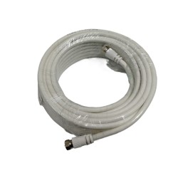 10M RG6 SATELLITE CABLE WHITE PREMADE WITH-F CONNECTORS TV SKY FREESAT SATELLITE 10M RG6 SATELLITE CABLE WHITE PREMADE WITH-F CONNECTORS TV SKY FREESAT SATELLITE