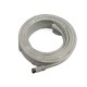 10M RG6 SATELLITE CABLE WHITE PREMADE WITH-F CONNECTORS TV SKY FREESAT SATELLITE