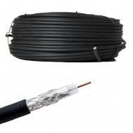 10M RG6 COAXIAL CABLE HD TV HIGH QUALITY SATELLITE COAX LEAD AERIAL BLACK