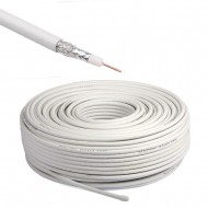 10M RG6 COAXIAL CABLE HD TV HIGH QUALITY SATELLITE COAX LEAD AERIAL WHITE