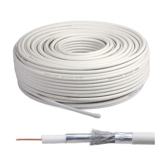  SKY SATELLITE INSTALLATION KIT TV AERIAL FOR 60CM DISH FOR INDOOR OUTDOOR WHITE