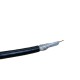 1M RG6 COAXIAL CABLE WHITE / BLACK HD TV SKY FREESAT FREEVIEW SATELLITE AERIAL