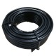 50M BLACK RG6 COAXIAL CABLE LEAD HD TV SKY FREESAT FREEVIEW SATELLITE TV AERIAL 