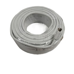 20M RG6 SATELLITE CABLE WHITE PREMADE WITH F-CONNECTORS TV FREESAT SATELLITE 20M RG6 SATELLITE CABLE WHITE PREMADE WITH F-CONNECTORS TV FREESAT SATELLITE