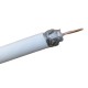 50M WHITE RG6 COAXIAL CABLE LEAD HD TV SKY FREESAT FREEVIEW SATELLITE TV AERIAL 
