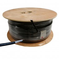 250M RG6 COAXIAL CABLE BLACK HD DIGITAL TV SKY FREESAT FREEVIEW SATELLITE AERIAL