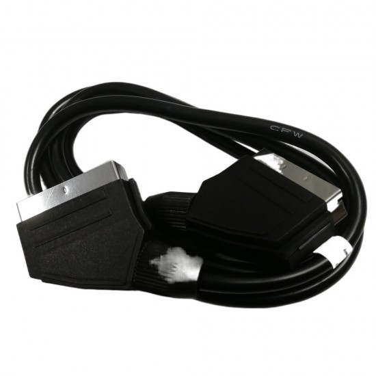 SCART TO SCART CABLE LEAD FULLI WIRED 21 PIN ROUND RGB SKY TV DVD VIDIO VCR 3M