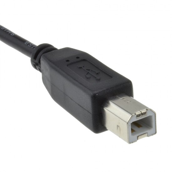 1.8m Black USB Plated 2.0 Printer Cable A to B Lead Plug Speed Shielded Epson 1.8m Black USB Plated 2.0 Printer Cable A to B Lead Plug Speed Shielded Epson