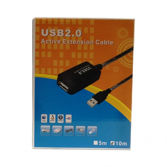 5M USB 2.0 EXTENSION CABLE Male to Female Active Repeater Extender Cord Computer from satcity.ie Limerick Ireland