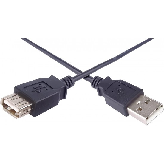 5M USB 2.0 EXTENSION CABLE MALE TO A FEMALE EXTENSION EXTENDER DATA M/F ADAPTER from satcity.ie Limerick Ireland