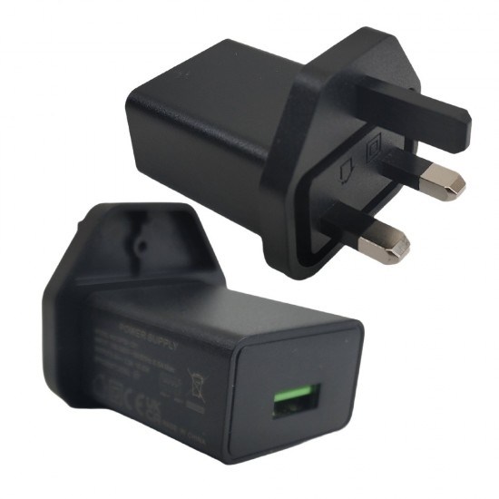 UK USB charger USB-A output 100V-240V input suitable mobile phones tablets 5V 2A
