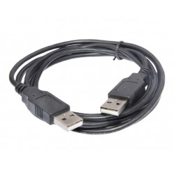 1.5m USB to USB Cable 2.0 A Male To A Male Plug Shielded High Speed Lead Black 1.5m USB to USB Cable 2.0 A Male To A Male Plug Shielded High Speed Lead Black