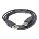 1.5m USB to USB Cable 2.0 A Male To A Male Plug Shielded High Speed Lead Black
