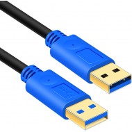 1.8M USB 3.0 CABLE Type A to Type A Data Lead Male to Male Plug Super Speed