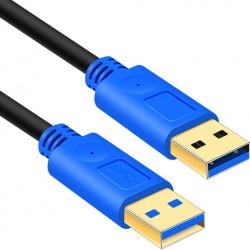 1.8M USB 3.0 CABLE Type A to Type A Data Lead Male to Male Plug Super Speed